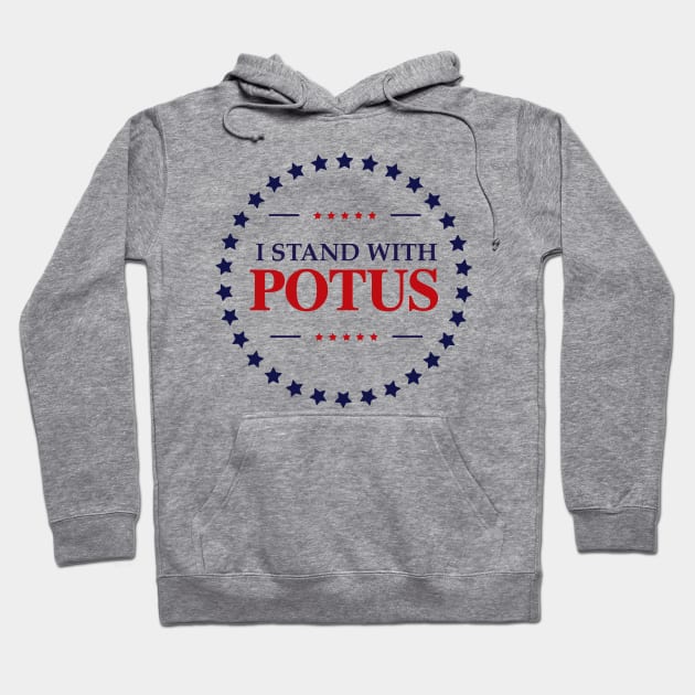 i stand with potus Hoodie by Coron na na 